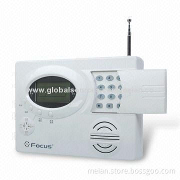 Wired/Wireless Alarm Control Panel with Digital Keypad and Large LCD Screen